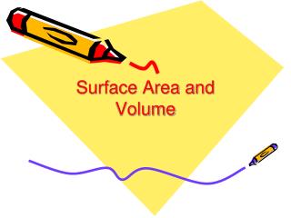  Surface Area and Volume 