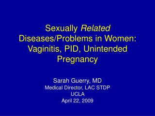  Sexually Related Diseases 