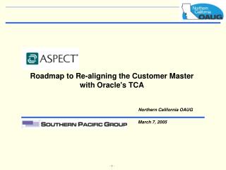  Guide to Re-adjusting the Customer Master to Oracles TCA 