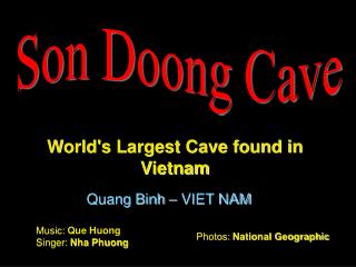  Child Doong Cave 