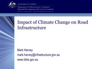  Effect of Climate Change on Road Infrastructure 