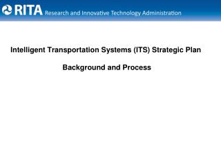  Canny Transportation Systems ITS Strategic Plan Background and Process 