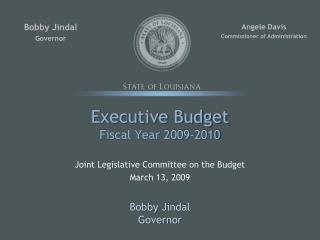  Official Budget Fiscal Year 2009-2010 