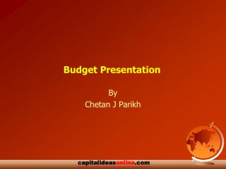  Financial plan Presentation 
