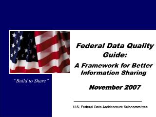  Government Data Quality Guide: November 2007 