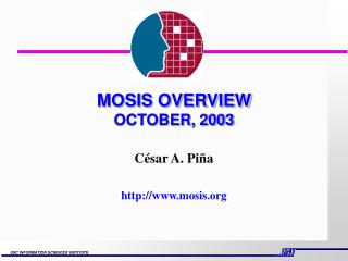  MOSIS OVERVIEW OCTOBER, 2003 