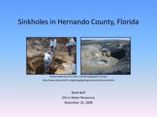  Sinkholes in Hernando County, Florida 