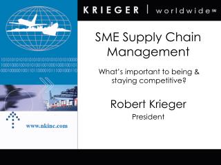  SME Supply Chain Management 
