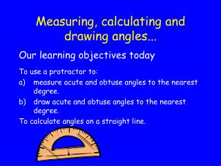  Measuring, ascertaining and drawing points... 