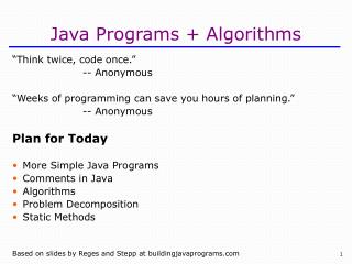  Java Programs Algorithms 