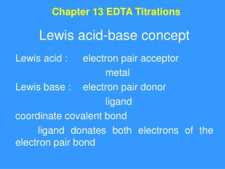  Part 13 EDTA Titrations 