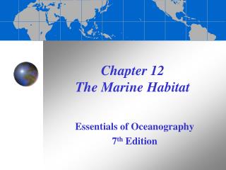  Part 12 The Marine Habitat 