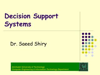  Choice Support Systems 