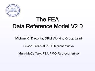  The FEA Data Reference Model V2.0 
