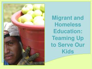  Vagrant and Homeless Education: Teaming Up to Serve Our Kids 