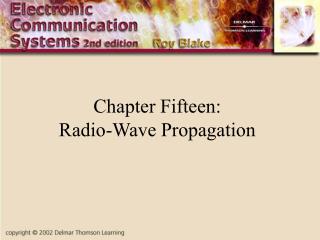  Section Fifteen: Radio-Wave Propagation 