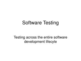  Programming Testing 