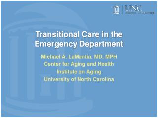  Transitional Care in the Emergency Department 