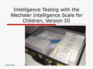  Insight Testing with the Wechsler Intelligence Scale for Children, Version III 