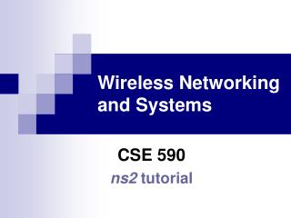  Remote Networking and Systems 
