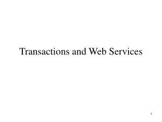  Exchanges and Web Services 