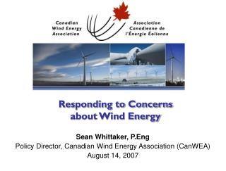  Reacting to Concerns about Wind Energy 