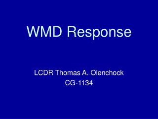  WMD Response 