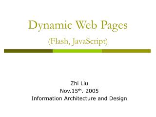  Element Web Pages Flash, JavaScript 