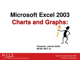  Microsoft Excel 2003 Charts and Graphs: 