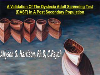  Dyslexia Adult Screening Test DAST 