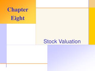  Stock Valuation 