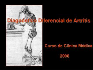  Diagn stico Diferencial de Artritis Curso de Cl nica M dica 