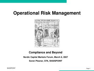  Operational Risk Management 